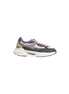 D.A.T.E Gray Fabric Chunky Sneakers