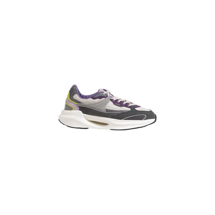 D.A.T.E Gray Fabric Chunky Sneakers