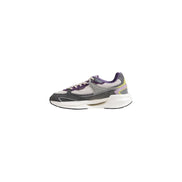 D.A.T.E Gray Fabric Chunky Sneakers