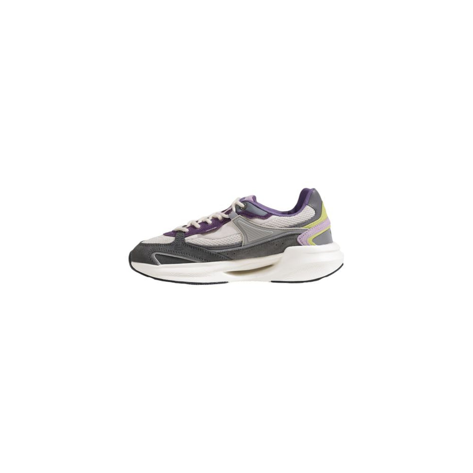 D.A.T.E Gray Fabric Chunky Sneakers