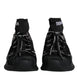 Dolce & Gabbana Μαύρα Παπούτσια Sneakers Sorrento Socks με Λογότυπο
