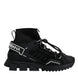 Dolce & Gabbana Μαύρα Παπούτσια Sneakers Sorrento Socks με Λογότυπο