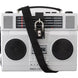 Dolce & Gabbana Silver Retro Radio Boombox Limited Edition Handmade Wood Bag