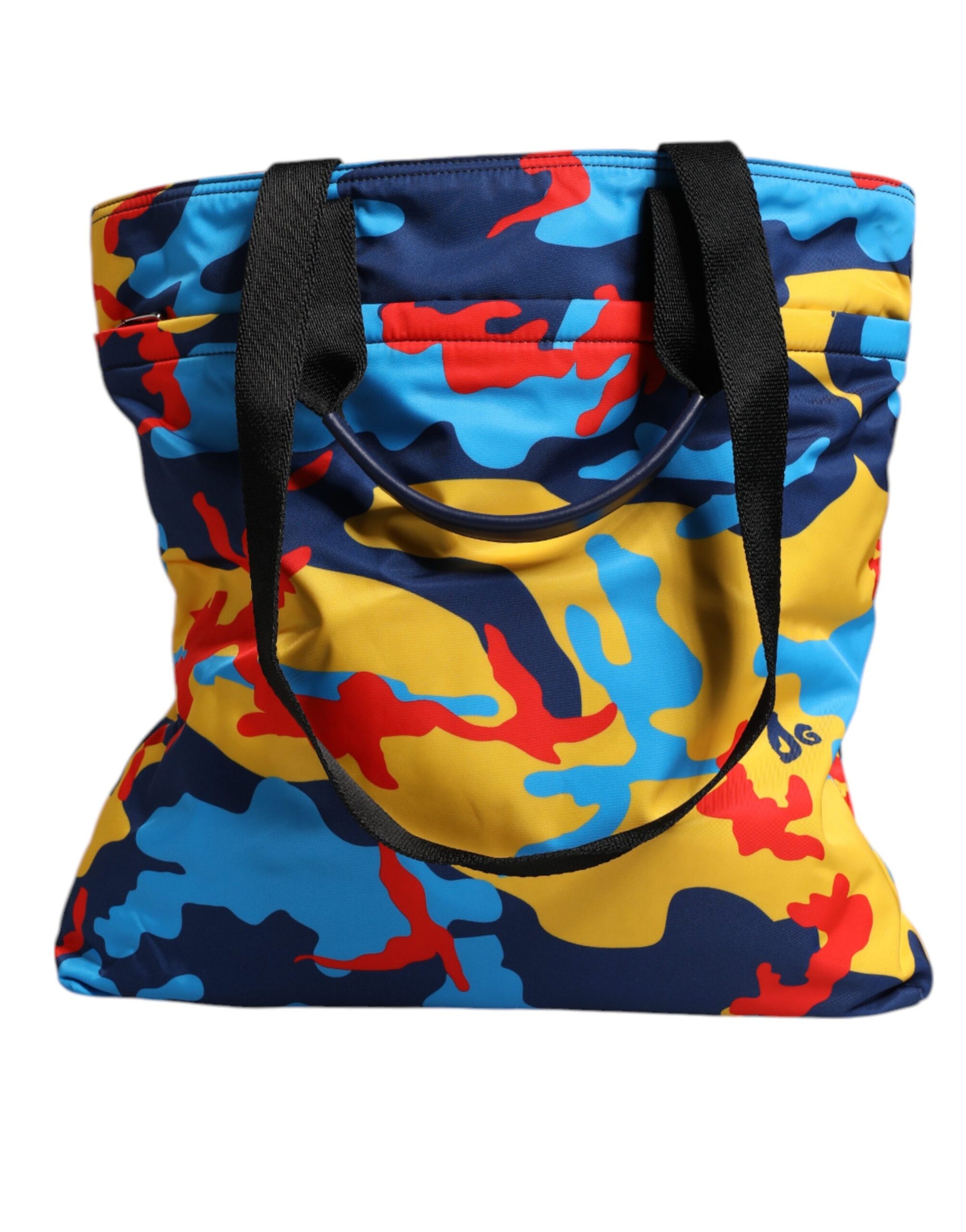 Dolce & Gabbana Πολύχρωμη Τσάντα Shopping Tote από Νάιλον με Καμουφλάζ