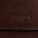 Dolce & Gabbana Brown Leather Logo Embossed Crossbody Bag