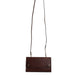 Dolce & Gabbana Brown Leather Logo Embossed Crossbody Bag