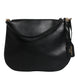 Dolce & Gabbana Black Leather Flap Saddle Shoulder Bag