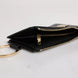 Dolce & Gabbana Black Leather Logo Plaque Neck Strap Card Coin Wallet