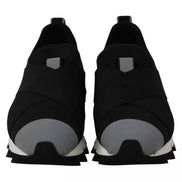 Dolce & Gabbana Black Shark Neoprene Stretch Sneakers Shoes