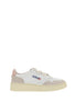 Autry White Leather Low Top Sneakers
