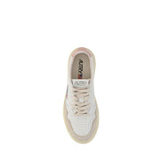 Autry White Leather Low Top Sneakers