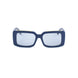 M Missoni Blue Resin Sunglasses