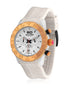 Bultaco White Rubber Sport Watch