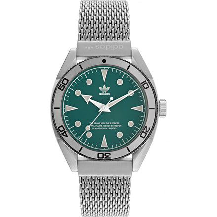 Adidas Gray Stainless Steel Dress Watch