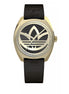 Adidas Black Leather Dress Watch