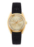 Adidas Black Leather Dress Watch