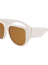 Ferragamo White Bio Injected Γυαλιά Ηλίου