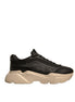 Dolce & Gabbana Black White Daymaster Low Top Sneakers Shoes