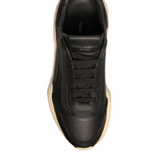 Dolce & Gabbana Black White Daymaster Low Top Sneakers Shoes