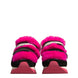 Dolce & Gabbana Black Pink Fur Embellished Sneakers Shoes