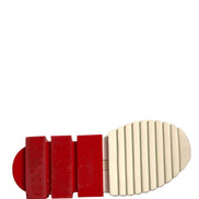 Dolce & Gabbana White Red Low Top Sorrento Sneakers Shoes