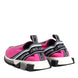 Dolce & Gabbana Fuchsia White Slip On Sorrento Sneakers Shoes