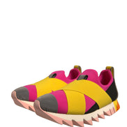Dolce & Gabbana Multicolor Neoprene Elastic Ibiza Sneakers Shoes