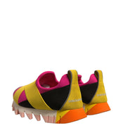 Dolce & Gabbana Multicolor Neoprene Elastic Ibiza Sneakers Shoes