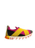 Dolce & Gabbana Multicolor Neoprene Elastic Ibiza Sneakers Shoes