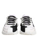 Dolce & Gabbana White Black NS1 Low Top Sneakers Shoes