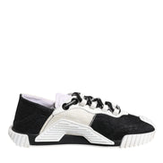 Dolce & Gabbana White Black NS1 Low Top Sneakers Shoes