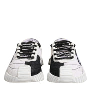 Dolce & Gabbana White Black NS1 Low Top Sneakers Shoes