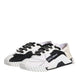Dolce & Gabbana White Black NS1 Low Top Sneakers Shoes
