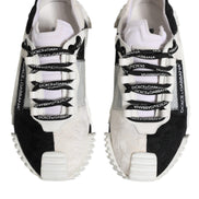 Dolce & Gabbana White Black NS1 Low Top Sneakers Shoes