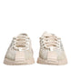Dolce & Gabbana White Lace NS1 Low Top Sneaker Sports Shoes