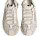 Dolce & Gabbana White Lace NS1 Low Top Sneaker Sports Shoes