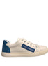 Dolce & Gabbana White Suede Leather Low Top Sneakers Shoes