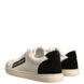 Dolce & Gabbana White Suede Leather Low Top Sneakers Shoes