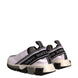 Dolce & Gabbana White Black Slip On Sorrento Sneakers Shoes