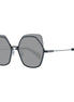 Yohji Yamamoto Black Metal & Plastic Sunglasses