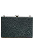 Dolce & Gabbana Black Leather Clutch Evening Crossbody Bag