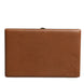 Dolce & Gabbana Brown Leather Clutch Evening Crossbody Bag