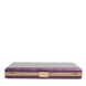 Dolce & Gabbana Purple Leather Clutch Evening Crossbody Bag