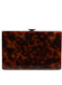 Dolce & Gabbana Brown Leather Clutch Evening Crossbody Bag