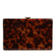 Dolce & Gabbana Brown Leather Clutch Evening Crossbody Bag