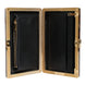 Dolce & Gabbana Brown Leather Clutch Evening Crossbody Bag