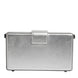Dolce & Gabbana Metallic Silver DG BOX Leather Shoulder Strap Bag