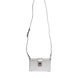 Dolce & Gabbana Metallic Silver DG BOX Leather Shoulder Strap Bag
