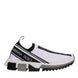 Dolce & Gabbana White Black Slip On Sorrento Sneakers Shoes