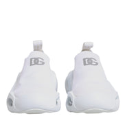 Dolce & Gabbana White Slip On Wave Low Top Sneakers Shoes